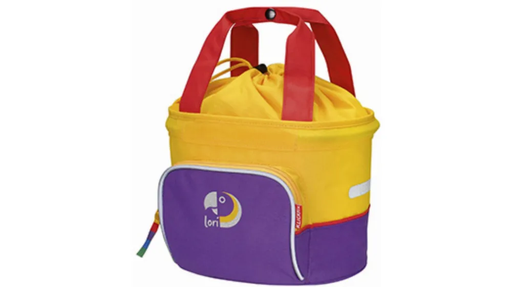 Letzte Chance KLICKfix Lori Shopper Vorderradkorb purple 4 L