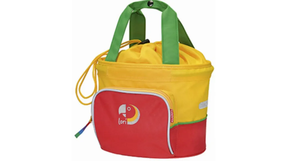 Sonderangebot KLICKfix Lori Shopper Vorderradkorb red 4 L