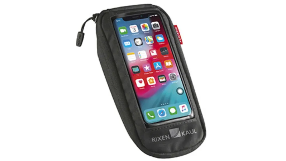Abverkauf KLICKfix Phonebag Comfort Smartphonetasche transparent/schwarz