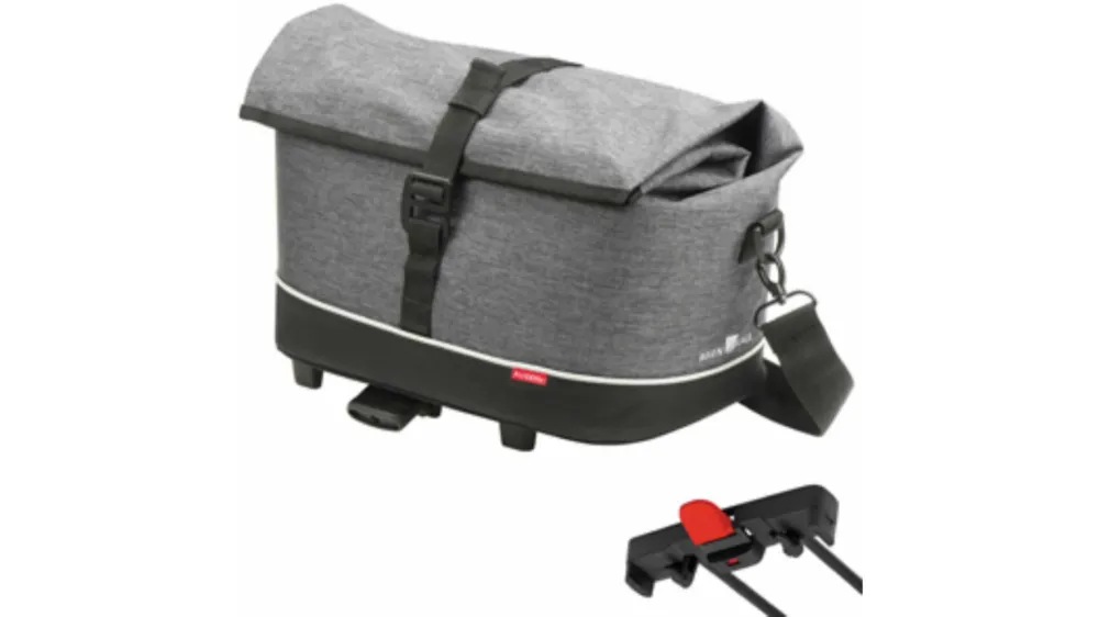 Preisknaller Klickfix Rackpack City Gepäckträgertasche für Racktime grau