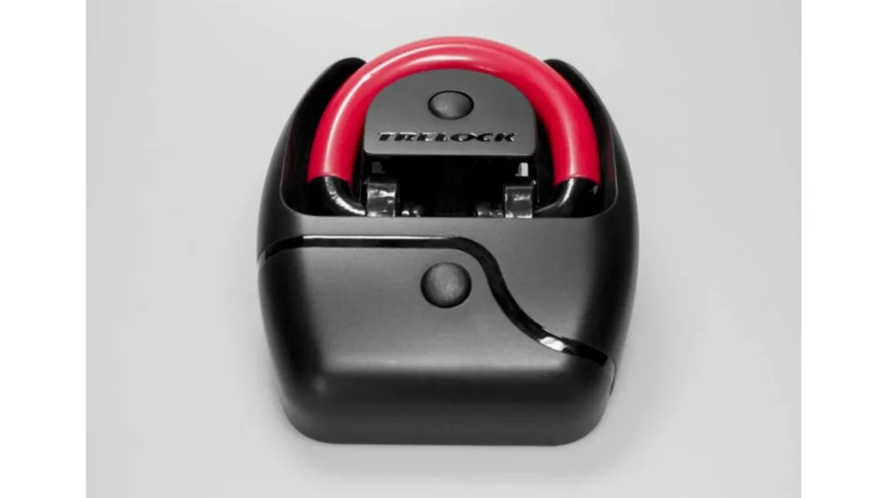 Solange Der Vorrat Reicht Trelock BA 660 Bodenanker schwarz/rot Bügel 14 mm