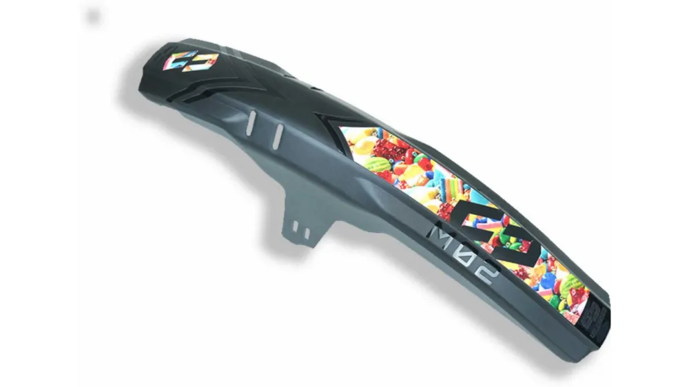 Bestpreis Unleazhed M02 Mudguard Big Decal Crazy Skin unsplash 1 pcs 4 formcut candy shop