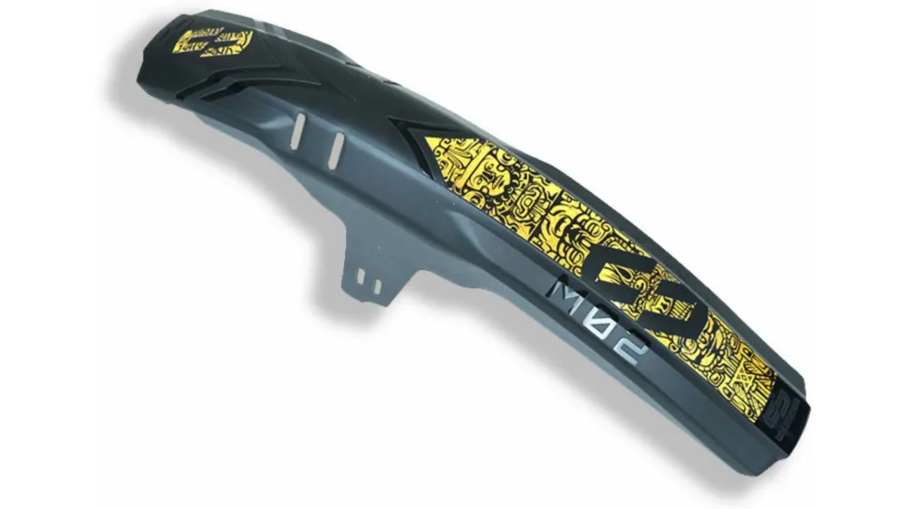 Sonderaktion Unleazhed M02 Mudguard Big Decal Design Skin unsplash 1 pcs 4 formcut eldorado gold