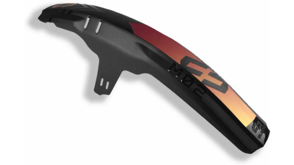 Unleazhed M02 Mudguard Big Decal Logo Skin unsplash 1 pcs 4 formcut flipflop red-gold Mega-Angebot