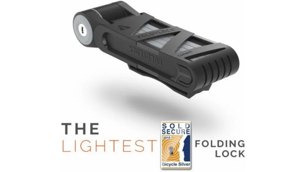 Voxom Fahrradschloss Foldylock Clipster schwarz Nur Für Kurze Zeit