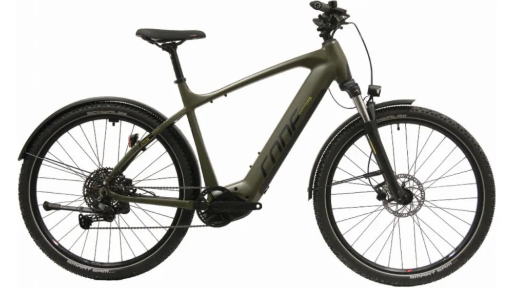 Bestseller Cone eCross IN 3.0 625 Wh E-Bike Diamant 29" dunkelgrün/schwarz