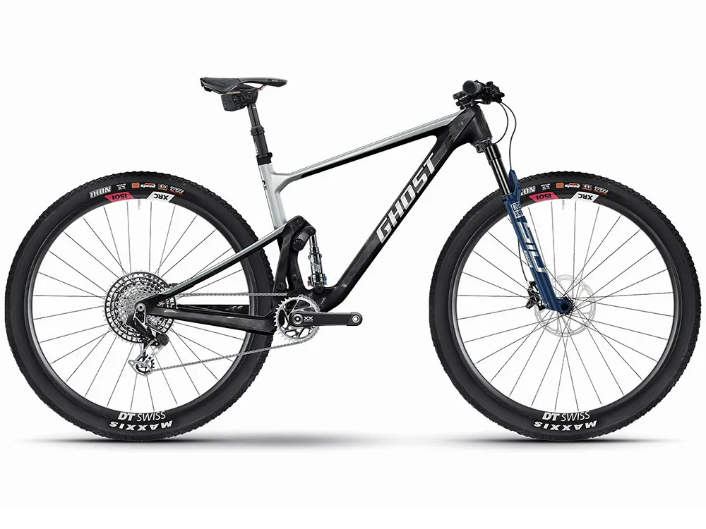 Neu Im Sortiment Ghost Lector FS World Cup 30 | Fully Mountainbike | 29" | schwarz / silber-44 cm