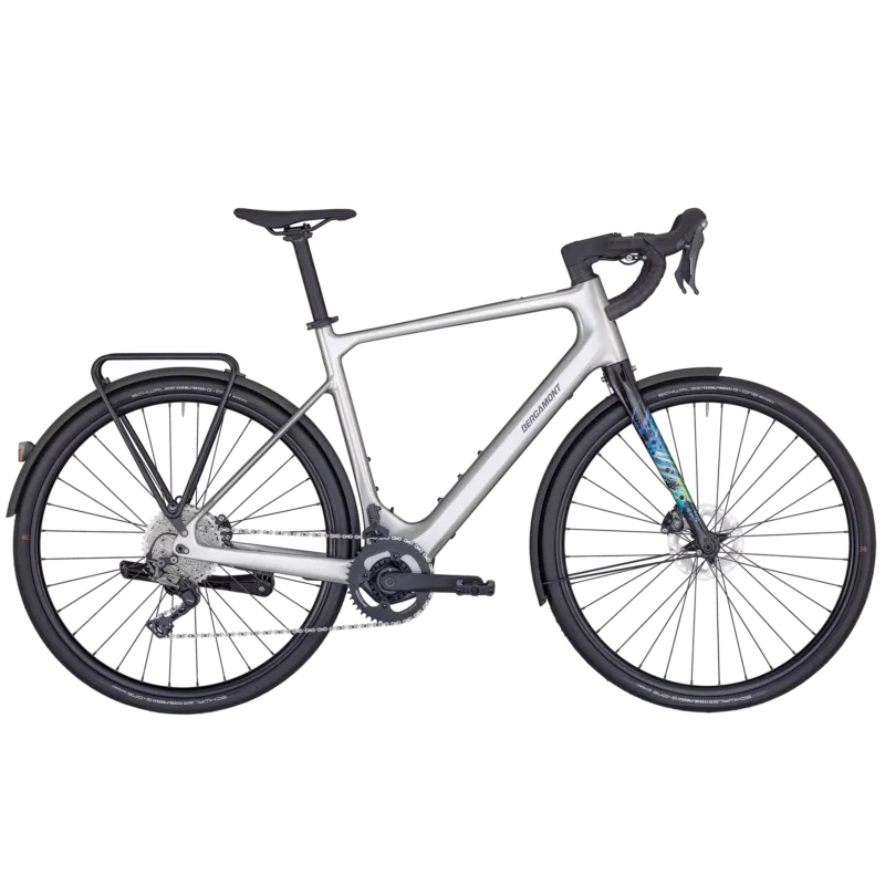 Bergamont E-Grandurance Elite | E-Rennrad | 28" | 360Wh TQ HPR50 | clearcoated raw carbon-55 cm Rabatt