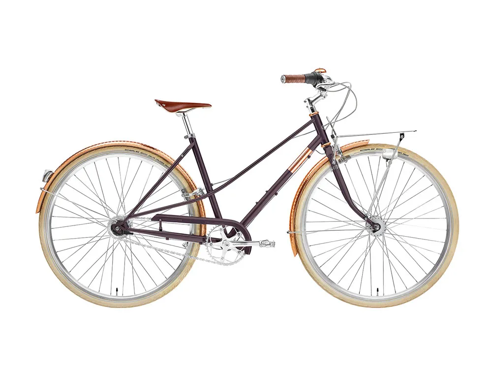 Schnäppchen Creme Caferacer Doppio Mid | Citybike | 28" | pinot noir-44 cm