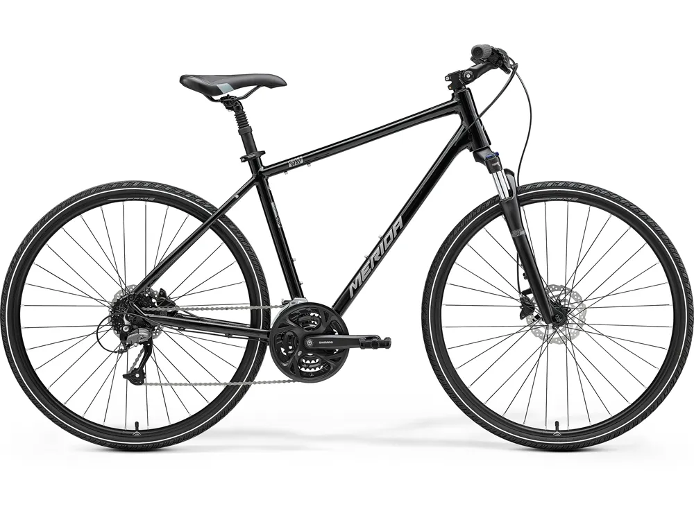 Merida Crossway 40 High | Trekkingrad | 28" | schwarz-55 cm Kostenfreie Lieferung