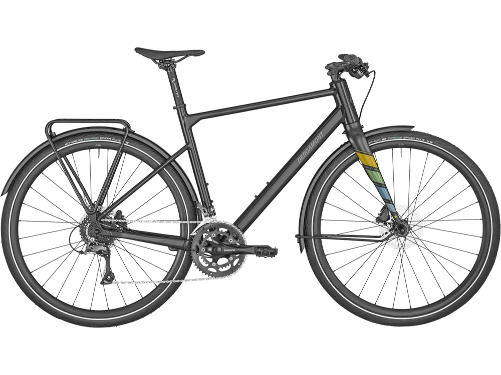 Solange Der Vorrat Reicht Bergamont Sweep 4 EQ High | Citybike | 28" | flockig schwarz-49 cm