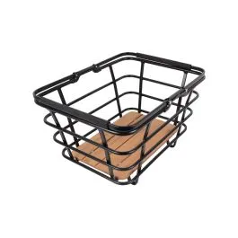 AtranVelo Epic Shopper AVS Hinterradkorb (schwarz / braun) Solange Der Vorrat Reicht
