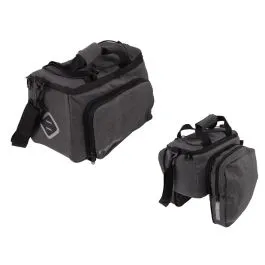 Markenprodukt AtranVelo Zap System Fahrradtasche (grau | inklusive AVS Adapter)