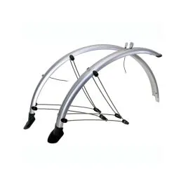 Sonderangebot Messingschlager Schutzblechsatz (28" | 60mm | silber)
