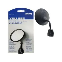 Direkt Vom Hersteller b&m Fahrradspiegel Cycle-Star 80 /3 (kurze gebogene Stange)