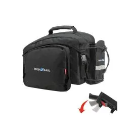 KLICKfix Rackpack 1+ Gepäckträgertasche (schwarz mit Uniklip | 13-18 Liter) Zertifiziert