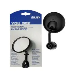 b&m Fahrradspiegel Cycle-Star-3 (kurze gebogene Stange) Super-Preis