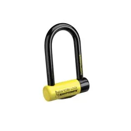 Kryptonite New York Fahgettaboudit Mini U-Lock (18mm - black / yellow) Solange Der Vorrat Reicht