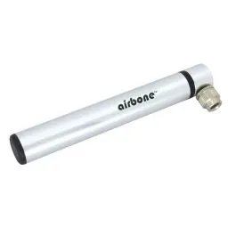 Must-Have Airbone ZT-705M Mini Luftpumpe (150mm | inklusive Halter | AV | silber)