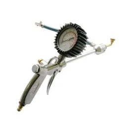 Super-Preis Bike Parts Reifenfüllpistole TipTop mit Manometer (DV / SV / AV bis 10 bar/145 psi)