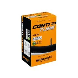 Zertifiziert Continental MTB 26" Fahrradschlauch (1,75/2,5" | 47/62-559 | AV | 40mm)