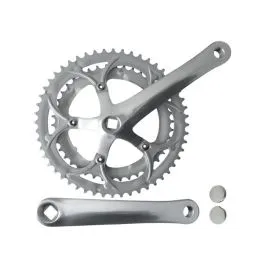 Jetzt Bestellen Messingschlager Kurbelgarnitur (170mm | 42-52 Zähne | 2-fach | silber)