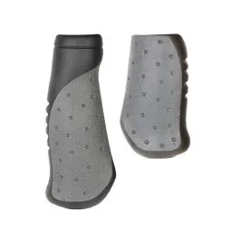Messingschlager Velo ErgoGel D2 Fahrradgriffe (92/135mm | schwarz / grau) Kostenloser Versand