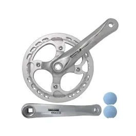 Sunrace FCS722 Kurbelgarnitur (42 Zähne | 170mm | mit Kettenschutz | silber) Wochenendangebot