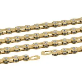 Letzte Chance Wippermann Connex 9SG Schaltungskette (1/2" x 11/128" | 114 Glieder | 66mm | 9-fach Schaltungskette (goldfarben)