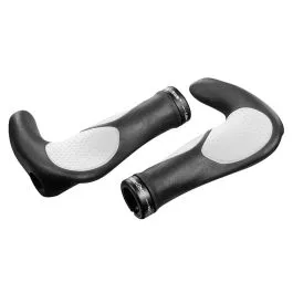 Preisreduziert ergotec AKSB09 MTB Fahrradgriffe (138/138mm | schwarz / weiß)