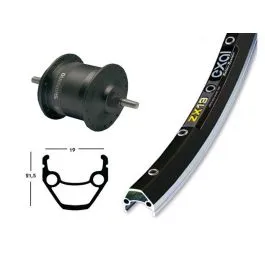 Bike Parts Vorderlaufrad (28" | 1,75" | Nabendynamo DH3N31 | Starr | silber) Letzte Chance