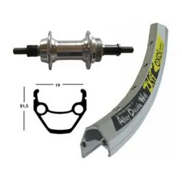Bike Parts Hinterlaufrad (26" | 1,75" | Alunabe | Starr) Top-Seller