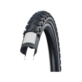 Sonderangebot Schwalbe Land Cruiser Plus HS450 Fahrradreifen (28" | 1,60" | 42-622 | TwinSkin | ReflexAct.PG | GrC | schwarz)