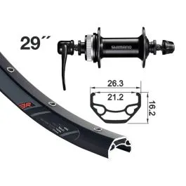 BikeParts Rodi Black Rock Hinterrad (29\\u201c | FH-QC300) Bestseller