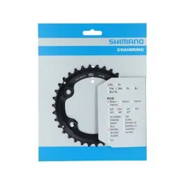 Shimano Deore FC-M6000-2 Kettenblatt (34Z | Ø 96mm außen | 10-fach | schwarz) Letzte Chance