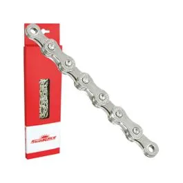 Schnäppchen SunRace CN11A-BOX Fahrradkette (116 Glieder | 11-fach | silber)