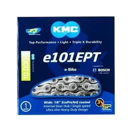 KMC E101 EPT eBike Fahrradkette (112 Glieder | silber) Garantierte Lieferung