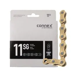 Connex 11sG 11-fach Fahrradkette (118 Glieder | gold) Markenware