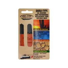 Super-Preis Kool Stop Road Dura Bremsgummi R4 (rot / schwarz)