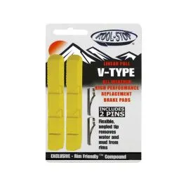 Markenprodukt Kool Stop V-Brake Bremsgummi R1 (gelb)