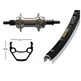 Bike Parts Hinterlaufrad (26" | 1,75" | Alunabe | Starr | silber) Rabatt