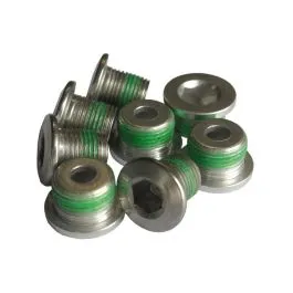 Truvativ Kettenblattschrauben für SRAM XX (4x2 Stück | M8/M10 | silber) Super-Preis