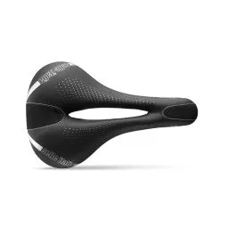 Selle Italia Gel Flow Fahrradsattel Damen (schwarz / blau | S2) Highlight