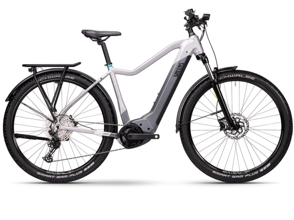 Green\\u2019s Corwen F750N High | Trekking E-Bike | 29" | 750Wh Bosch CX | light grey matt-46 cm Billig