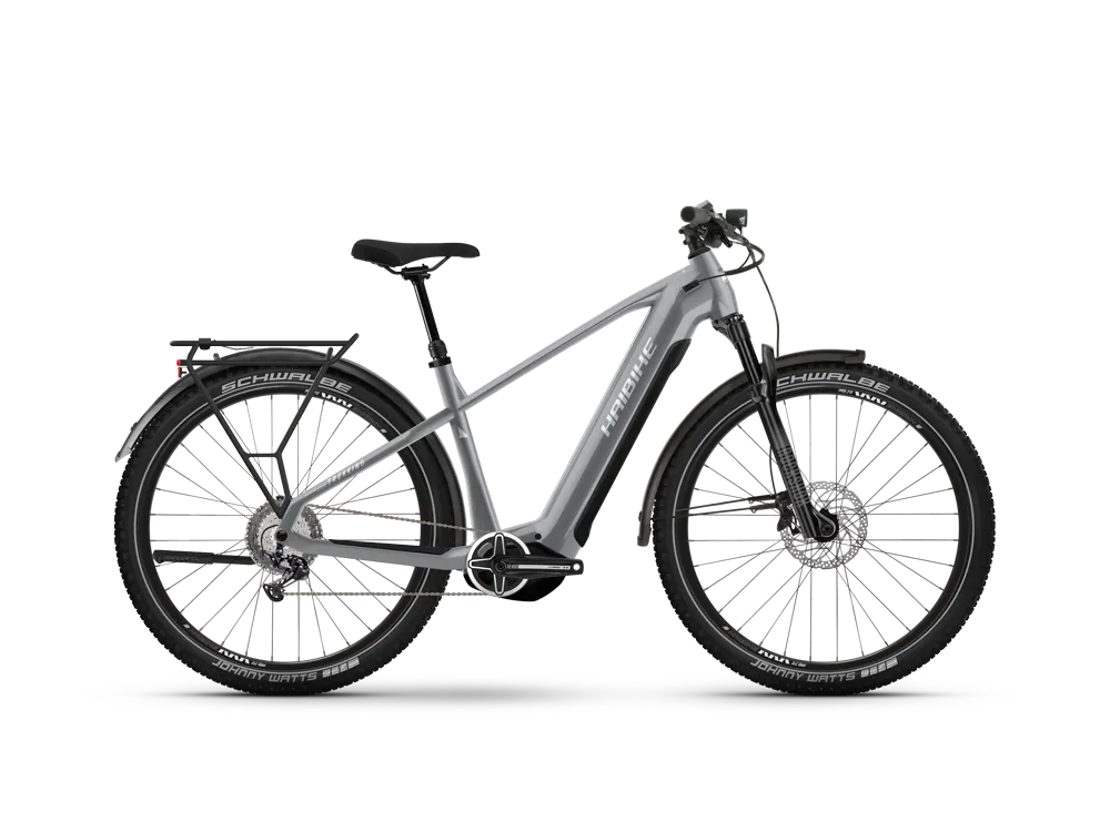 Top-Seller Haibike Trekking 7 High | Trekking E-Bike | 27,5" | 720Wh Yamaha PW-X3 | urban grau / weiß-40 cm