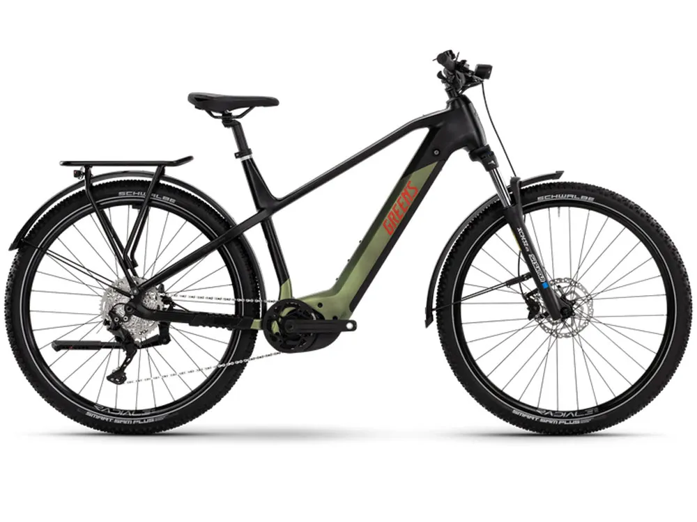 Sonderaktion Green\\u2019s Watford F625N High | Trekking E-Bike | 29" | 625Wh Bosch CX | black matt-40 cm