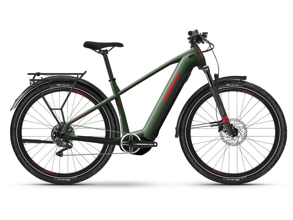 Sale Haibike Trekking 5 High | Trekking E-Bike | 27,5" | 720Wh Yamaha PW-S2 | olivgrün-45 cm