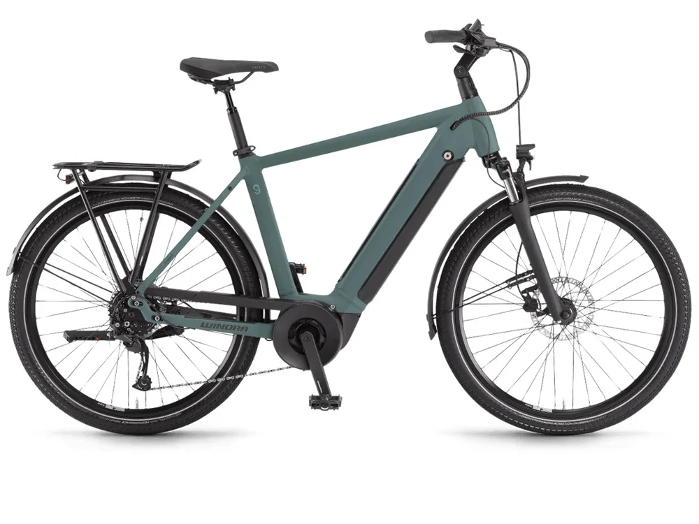 Winora Sinus 9 High | City E-Bike | 27,5" | 625Wh Bosch | dunkelgrau-52 cm Gratis Versand
