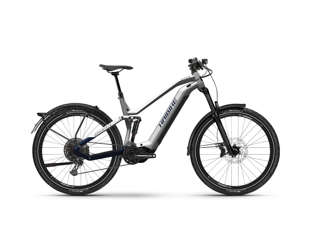 Sonderangebot Haibike Adventr FS 9 | Fully Trekking E-Bike | 29" | 720Wh Yamaha PW-S2 | silber / dunkelblau-44 cm