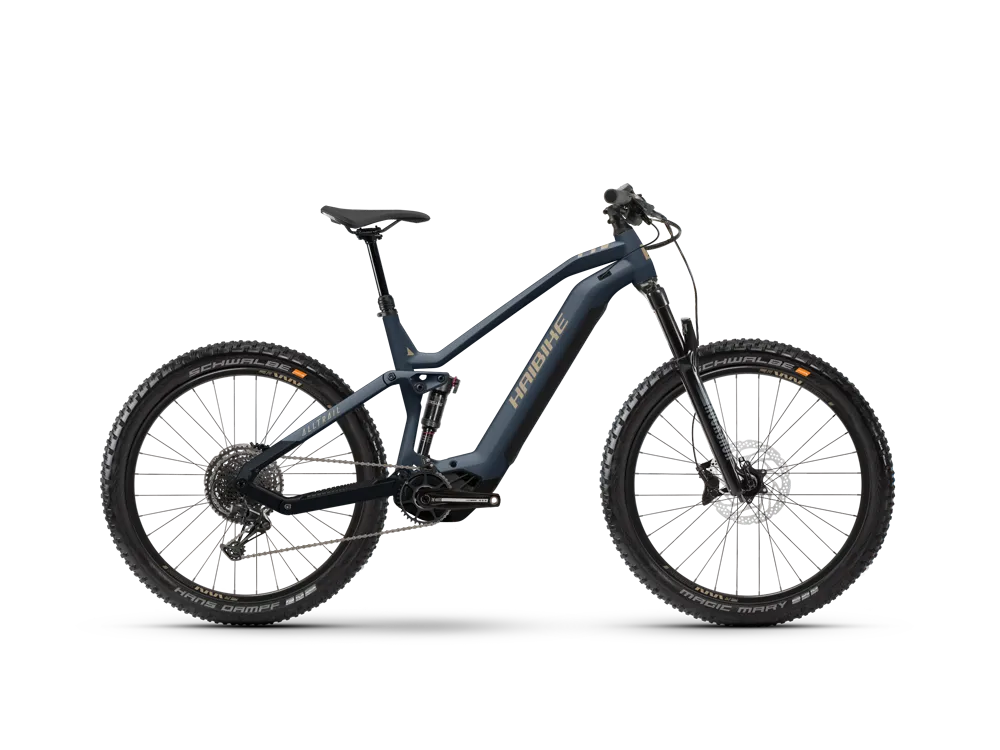 Sale Haibike AllTrail 6 | E-MTB Fully | 27,5" | 720Wh Yamaha PW-S2 | blau / karamel-41 cm